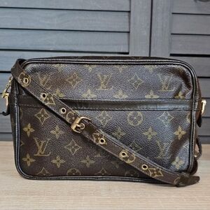 Authentic LOUIS VUITTON Monogram Compiegne 23 Crossbody Bag